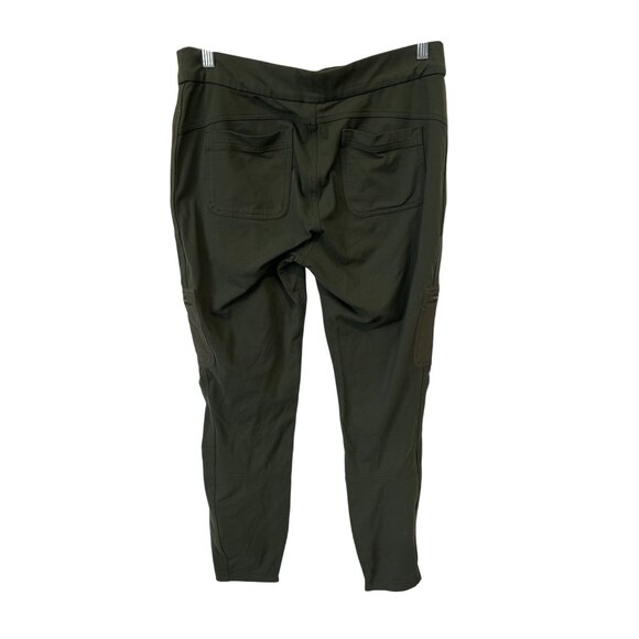 Athleta Wander Cargo Skinny Pant Size 16T Pull On Olive Green Active Athleisure - Picture 3 of 9